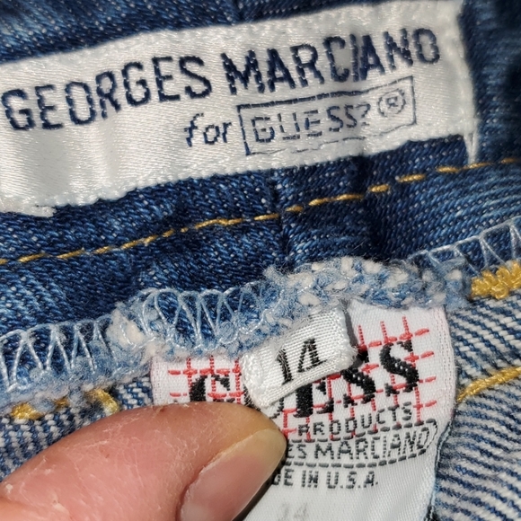 🎉HP 🎉*80s Vintage Georges Marciano Guess Jeans - Picture 8 of 8